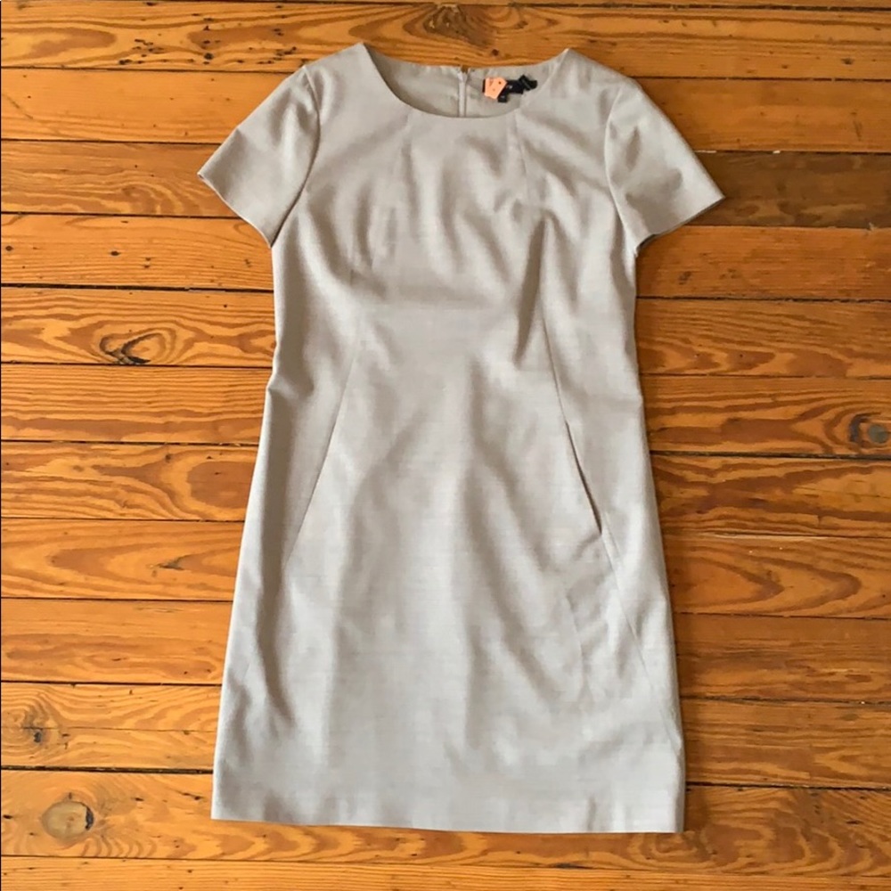 THEORY DRESS/ 10 Tan/beige.
